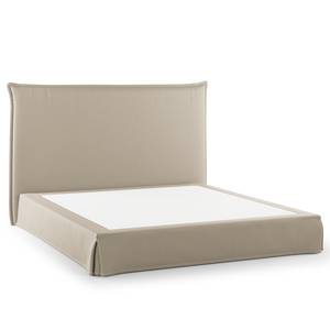 Lit boxspring Avellino II Microfibre Orela: Beige - 160 x 200cm - D3 medium