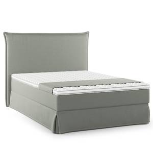 Letto boxspring Avellino II Microfibra Orela: grigio - 140 x 200cm - H3