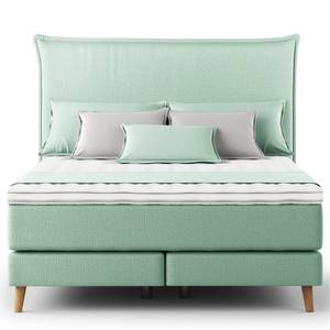 Boxspringbett AVELLINO Klassisch Microfaser Orela: Mint - 140 x 200cm - H2