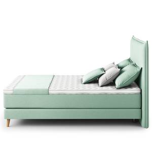 Letto boxspring Avellino I Microfibra Orela: menta - 140 x 200cm - H2