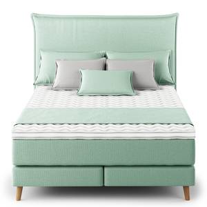 Letto boxspring Avellino I Microfibra Orela: menta - 140 x 200cm - H2