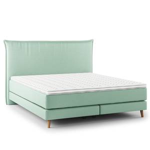 Boxspringbett AVELLINO Klassisch Microfaser Orela: Mint - 160 x 200cm - H2