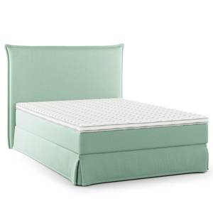 Lit boxspring Avellino II Microfibre Orela: Menthe - 140 x 200cm - D3 medium