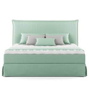 Boxspring Avellino II Microvezel Orela: Mint - 160 x 200cm - H3 medium