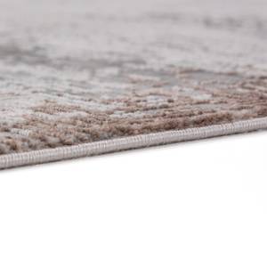 Kurzflorteppich Vercelli Punkte Polyester / Polypropylen - Beige / Creme - 80 x 150 cm - 80 x 150 cm