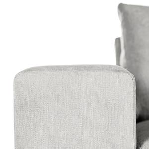 Divano angolare CONNOLLY Microfibra Hoku: grigio - Longchair preimpostata a destra
