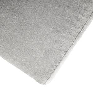 Divano angolare CONNOLLY Microfibra Hoku: grigio - Longchair preimpostata a destra