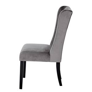 Chaise Norberg Velours - Anthracite - Anthracite - Velours