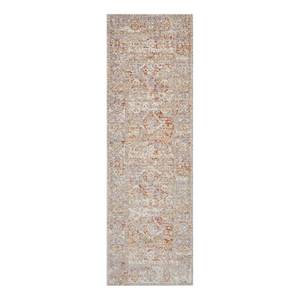 In - und Outdoor Teppich Port Said Polypropylen - Beige / Weiß - 80 x 200 cm