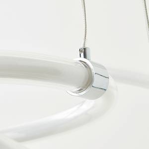 Hanglamp Poolen aluminium/acrylglas - 1 lichtbron
