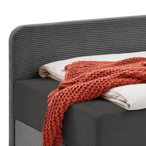 Schlafsofa Cabana Cordstoff Poppy: Grau - Breite: 105 cm