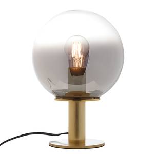 Tafellamp Gould aluminium/rookglas - 1 lichtbron