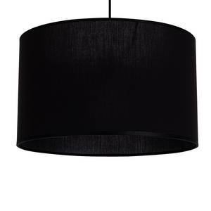 Hanglamp Toru staal/katoen - zwart - 40 x 24 cm