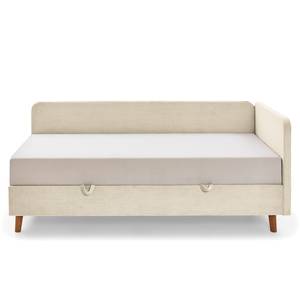 Gestoffeerd bed Cabana Corduroy Poppy: Beige - Breedte: 135 cm