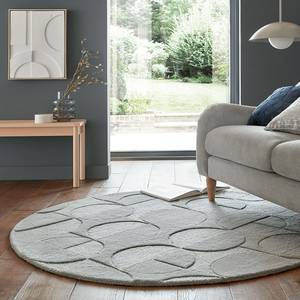 Tapis en laine Gigi Laine - Gris - 160 x 160 cm - Gris - 160 x 160 cm