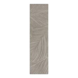 Wollen vloerkleed Lino Leaf wol - grijs - 60 x 230 cm - Grijs - 60 x 230 cm
