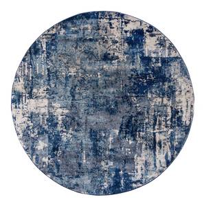 Laagpolig vloerkleed Wonderlust polypropeen - donkerblauw - 160 x 160 cm - Donkerblauw - 160 x 160 cm