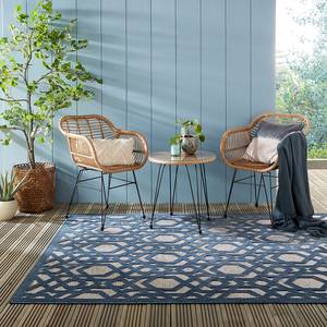 Outdoor-Teppich Oro Polypropylen - Blau - 160 x 230 cm - 160 x 230 cm