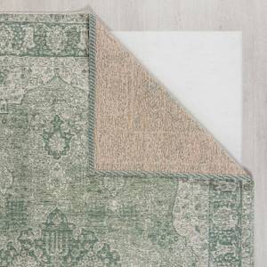 Laagpolig vloerkleed Antique Traditional acryl / polyester / katoen - lichtgroen - 120 x 170 cm - Lichtgroen - 155 x 230 cm