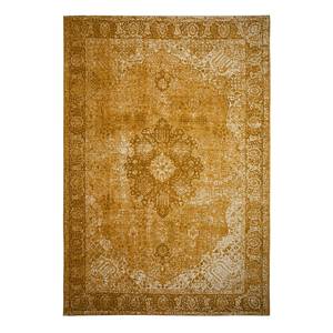 Laagpolig vloerkleed Antique Traditional acryl / polyester / katoen - goudkleurig - 120 x 170 cm - Goud - 155 x 230 cm