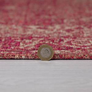 Laagpolig vloerkleed Antique Traditional acryl / polyester / katoen - roze - 120 x 170 cm - Roze - 120 x 170 cm