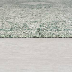 Laagpolig vloerkleed Antique Traditional acryl / polyester / katoen - lichtgroen - 120 x 170 cm - Lichtgroen - 200 x 290 cm