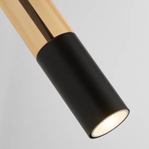 Wandlamp Wands staal - zwart