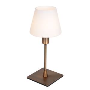 Lampe Ancilla hauteur 33 cm Fer / Verre dépoli - Cuivre - 1 ampoule - Cuivre