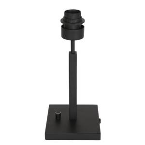 Lampe Stang sans abat-jour Fer / Coton - Noir - 1 ampoule - Hauteur : 30 cm