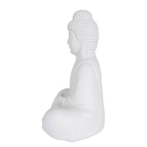 Lampe Jazz Buddha Porcelaine / Coton - Blanc - 1 ampoule