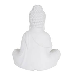 Lampe Jazz Buddha Porcelaine / Coton - Blanc - 1 ampoule