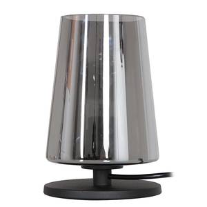 Lampe Ancilla hauteur 24 cm Fer / Verre dépoli - Noir - 1 ampoule - Noir