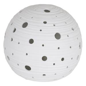 Lampe Jazz Moon Porcelaine / Coton - Blanc - 1 ampoule