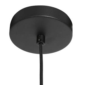 Hanglamp Flinter type A ijzer / melkglas - zwart - 1 lichtbron