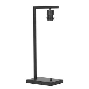 Lampe Stang sans abat-jour Fer / Coton - Noir - 1 ampoule - Hauteur : 48 cm