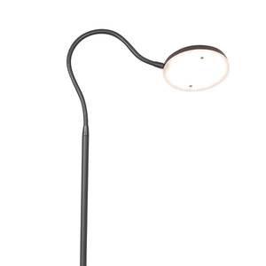 Lampadaire Platu Fer / Coton - Noir - 1 ampoule - Noir