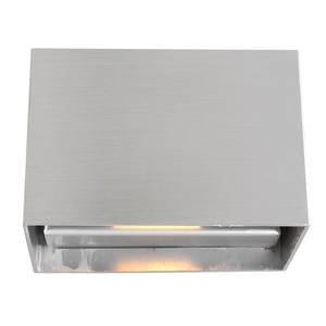 Wandlamp Muro Vierkant type A ijzer - zilverkleurig - 1 lichtbron - Zilver