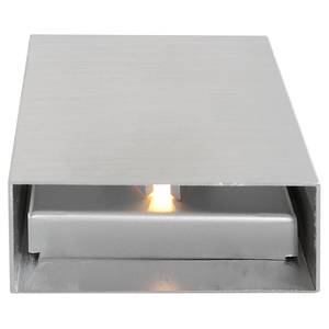 Wandlamp Muro Vierkant type A ijzer - zilverkleurig - 1 lichtbron - Zilver