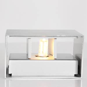 Wandlamp Muro Vierkant type A ijzer - zilverkleurig - 1 lichtbron - Zilver