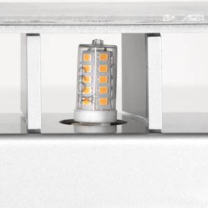 Wandlamp Muro Vierkant type A ijzer - zilverkleurig - 1 lichtbron - Zilver