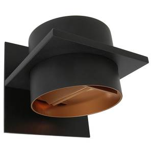 Wandlamp Muro rond type B ijzer - zwart - 1 lichtbron - Zwart