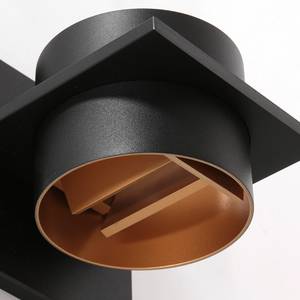 Wandlamp Muro rond type B ijzer - zwart - 1 lichtbron - Zwart