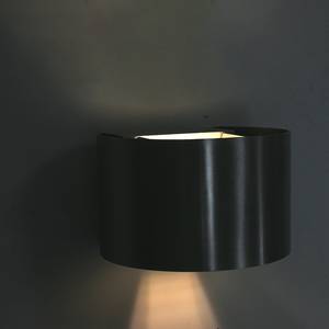 Wandlamp Muro rond type A ijzer - zilverkleurig - 1 lichtbron - Zilver