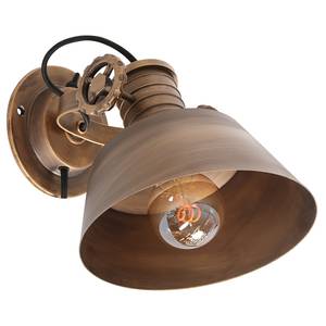 Wandlamp Sprocket ijzer / katoen - koper - 1 lichtbron - Koper