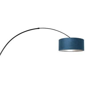 Lampadaire Prestige Chic - Type B Fer / Polyester - Turquoise / Noir - 1 ampoule - Turquoise / Noir