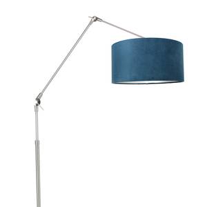 Lampadaire Prestige Chic A Fer / Polyester - Turquoise / Argenté - 1 ampoule - Turquoise / Argenté