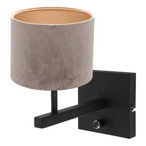 Wandlamp Stang 1 lichtbron ijzer / polyester - taupe - 1 lichtbron - Taupe