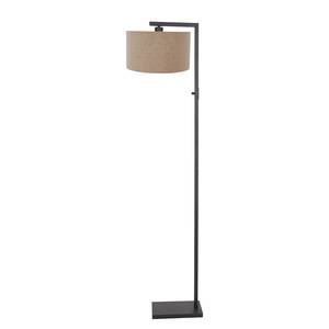 Lampadaire Stang 1 ampoule - Type A Fer / Polyester - Beige - 1 ampoule - Beige