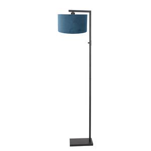 Staande lamp Stang - 1 lichtbron type A ijzer / polyester - turquoise - 1 lichtbron - Turquoise