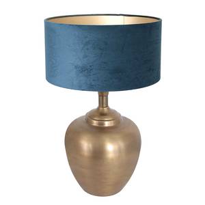 Tafellamp Brass type A ijzer / polyester - turquoise - 1 lichtbron - Turquoise